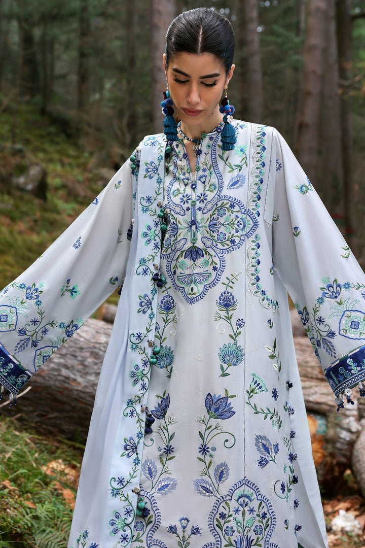 KASHUR (ZL25-11 A) I Lawn '25 I Zaha by Khadija Shah - Portia Fabrics