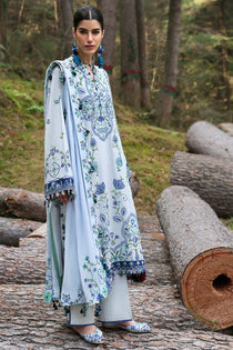 KASHUR (ZL25-11 A) I Lawn '25 I Zaha by Khadija Shah - Portia Fabrics
