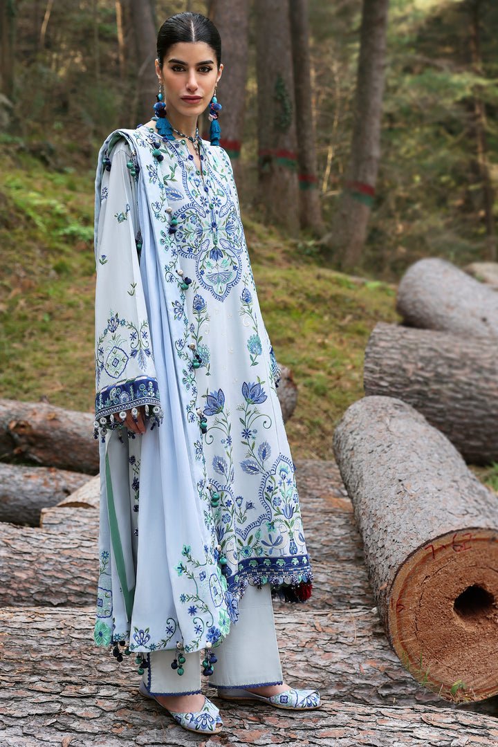 KASHUR (ZL25-11 A) I Lawn '25 I Zaha by Khadija Shah - Portia Fabrics