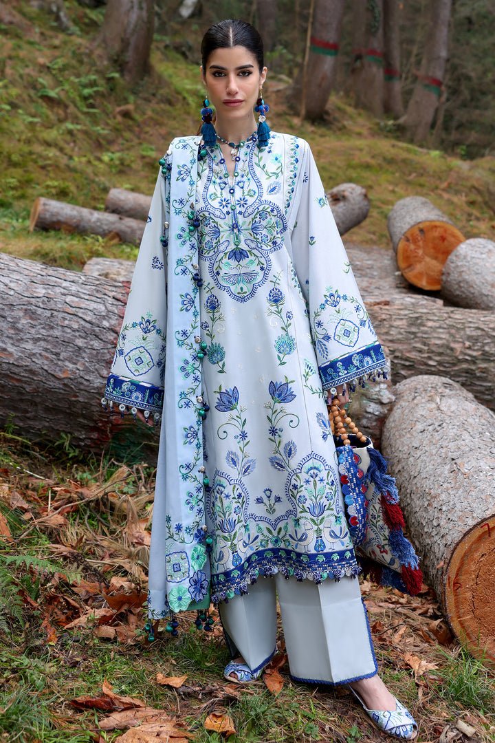 KASHUR (ZL25-11 A) I Lawn '25 I Zaha by Khadija Shah - Portia Fabrics