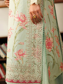 L-01 | 3 PC Lawn | Leila Lawn '26 | Mahnur - Portia Fabrics