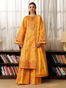 L-07 | 3 PC Lawn | Leila Lawn '26 | Mahnur - Portia Fabrics