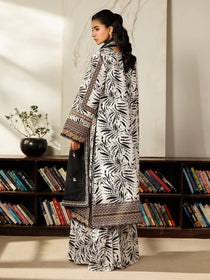 L-08 | 3 PC Lawn | Leila Lawn '26 | Mahnur - Portia Fabrics
