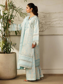 L-10 | 3 PC Lawn | Leila Lawn '26 | Mahnur - Portia Fabrics
