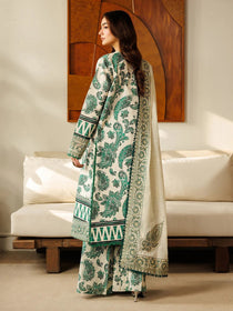 L-14 | 3 PC Lawn | Leila Lawn '26 | Mahnur - Portia Fabrics