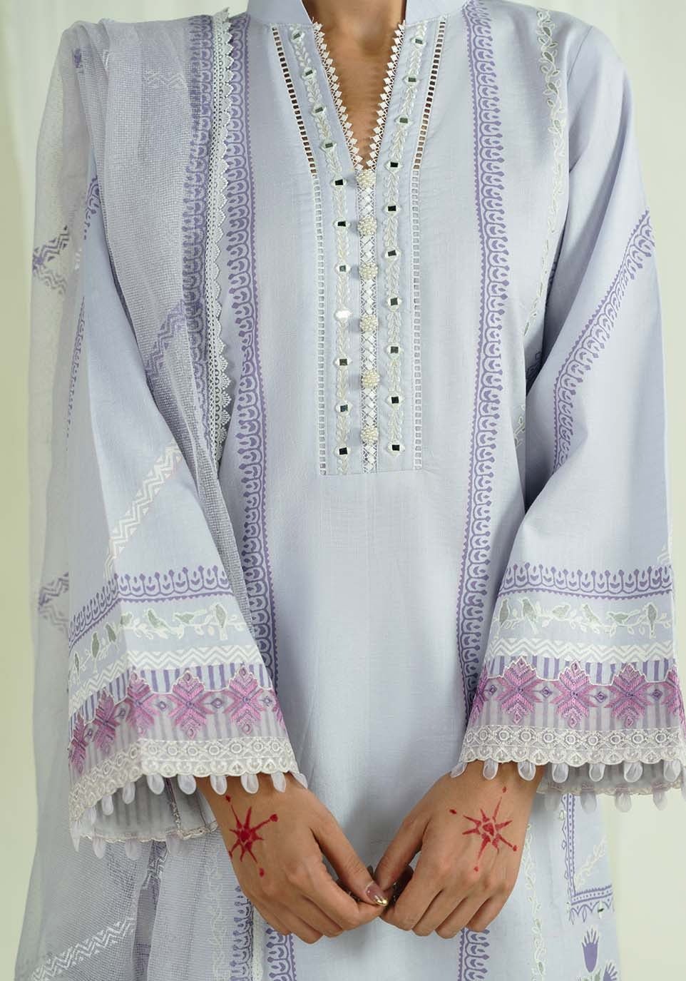 LALARUKH I Nazākat I Zarqash - Portia Fabrics