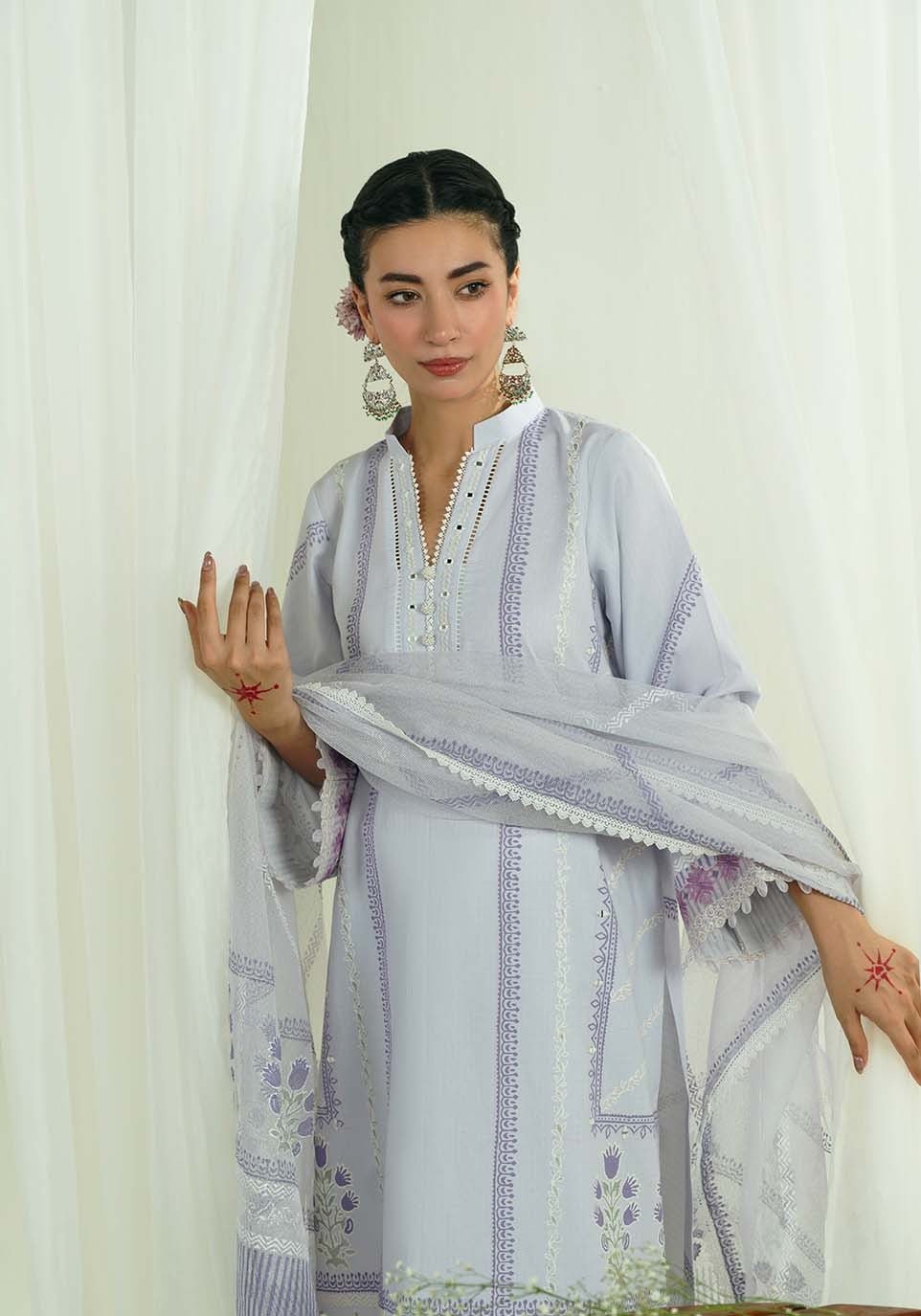 LALARUKH I Nazākat I Zarqash - Portia Fabrics