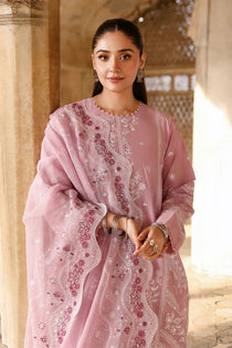 LAVENDER MIST-3PC EMBROIDERED LAWN SUIT | Cross Stitch - Portia Fabrics