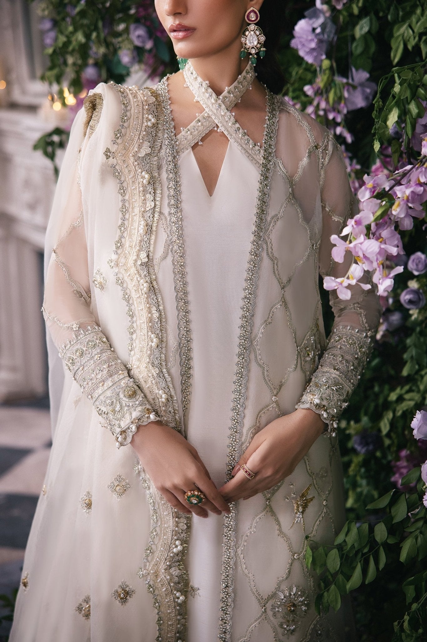 LEIYN (ZC24-02) | Zaha Gossamer '24 | Zaha by Khadija Shah - Portia Fabrics