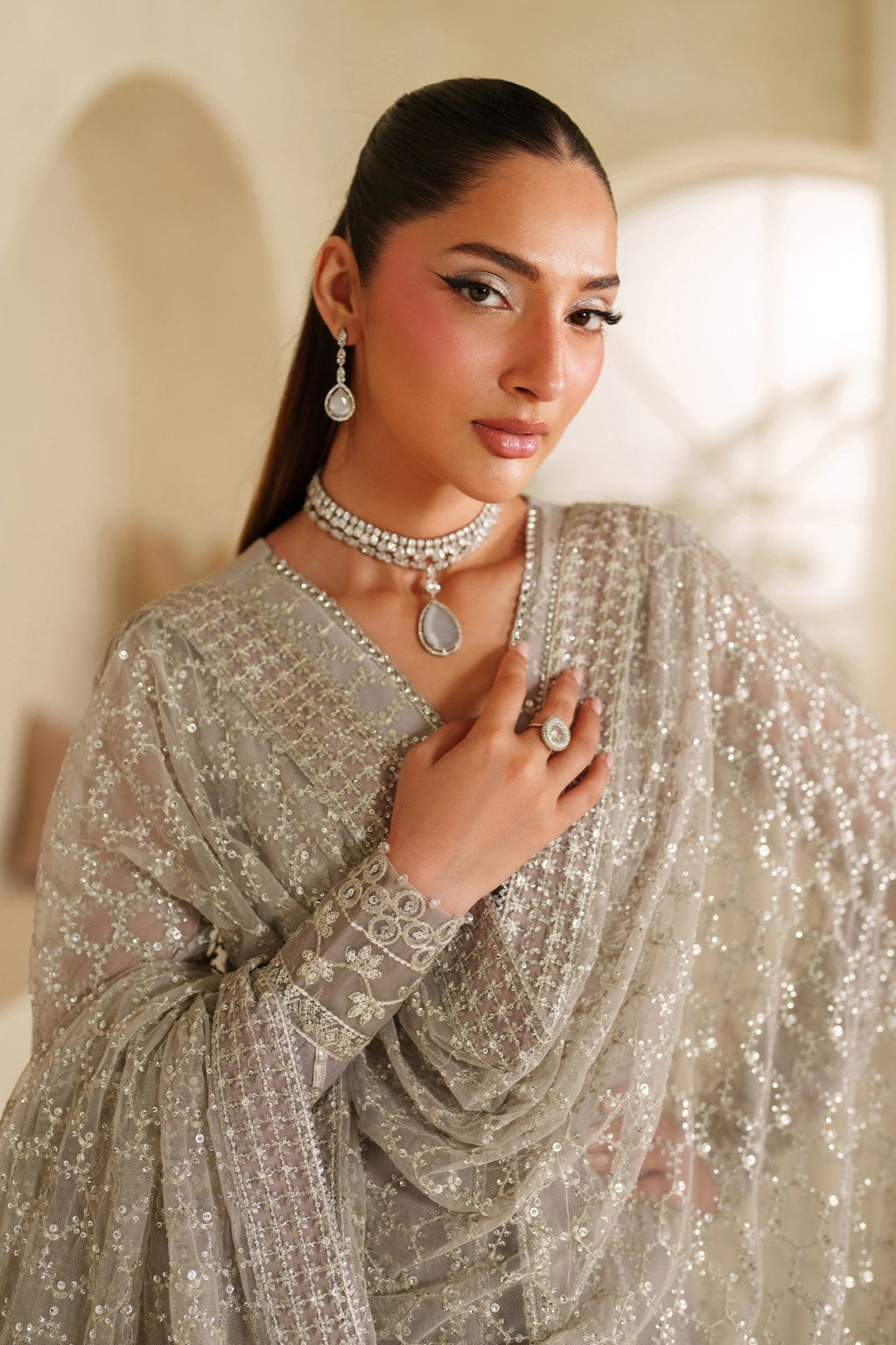 Lemha I MEESA LUXURY FORMALS I ZARIF - Portia Fabrics