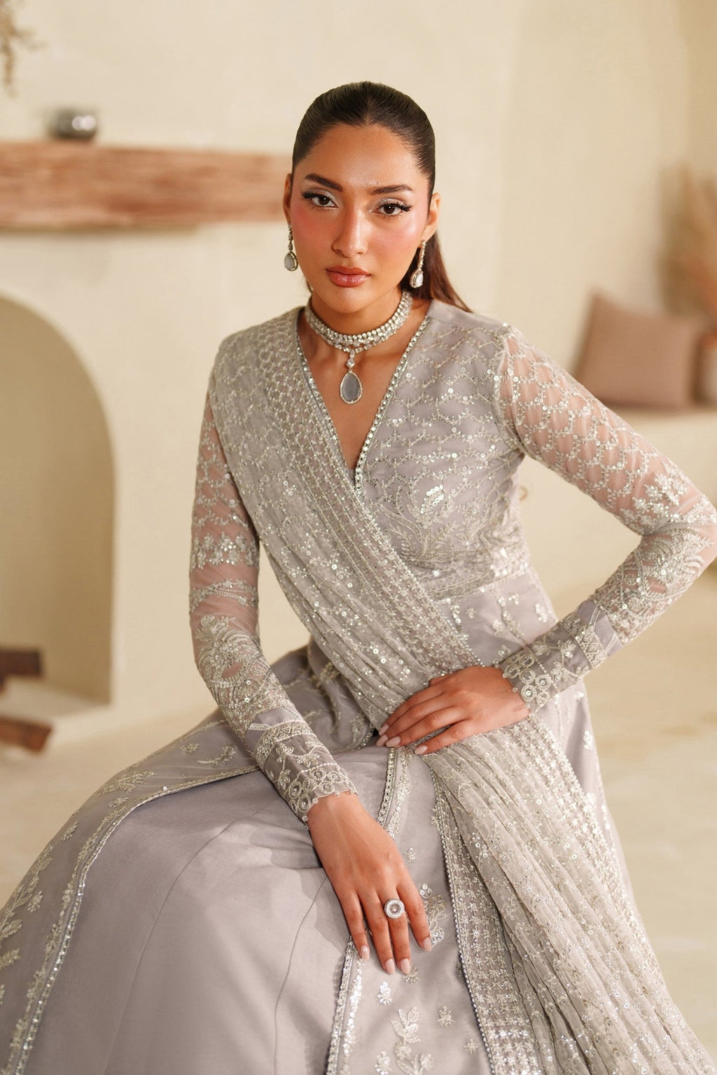 Lemha I MEESA LUXURY FORMALS I ZARIF - Portia Fabrics