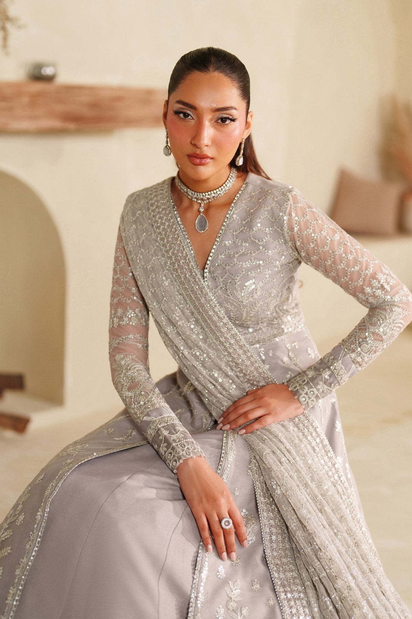 Lemha I MEESA LUXURY FORMALS I ZARIF - Portia Fabrics