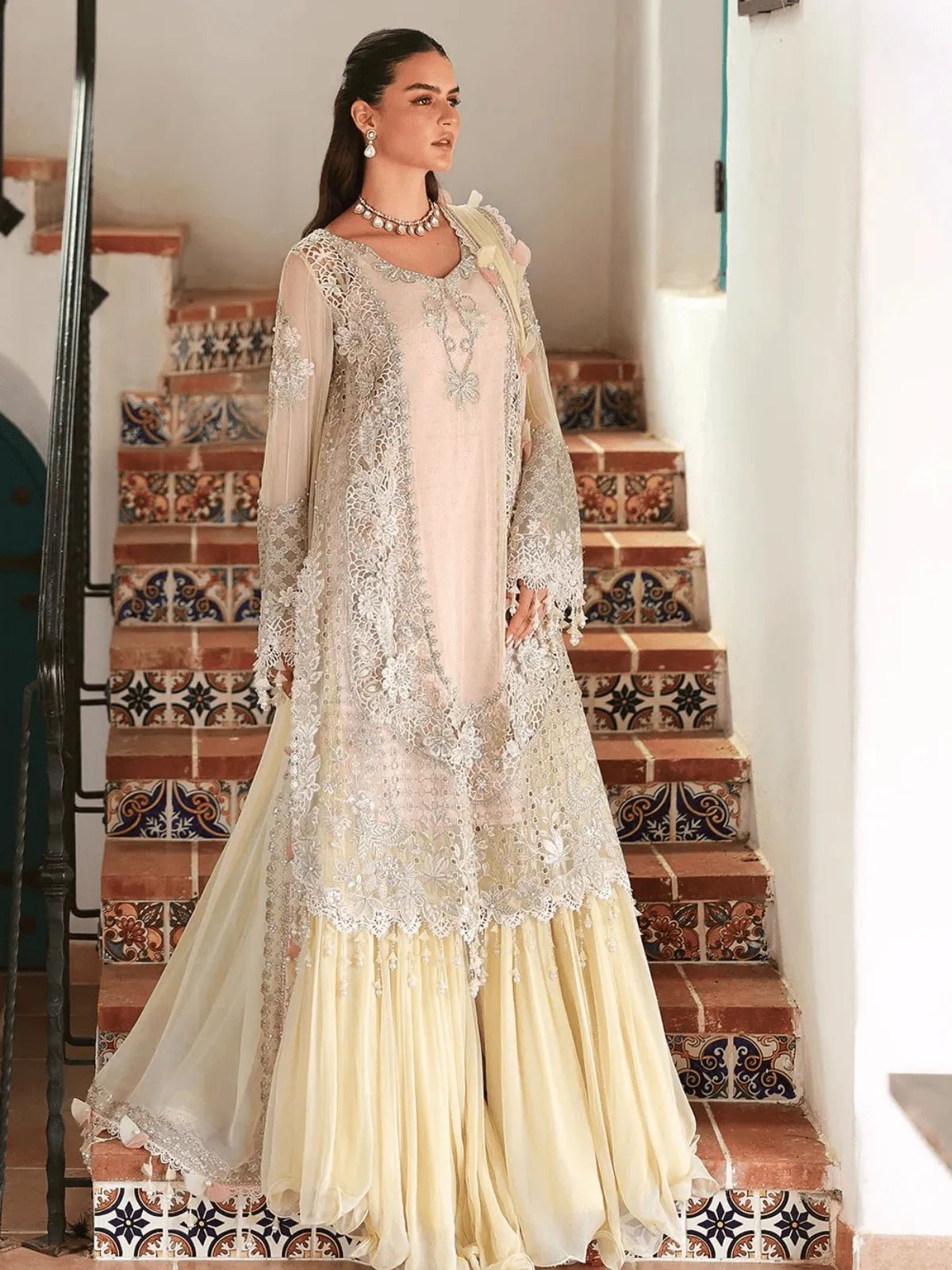 lIllIAN-lU26-01 | Lumiere Chiffon 26 | Saira Rizwan - Portia Fabrics Main image