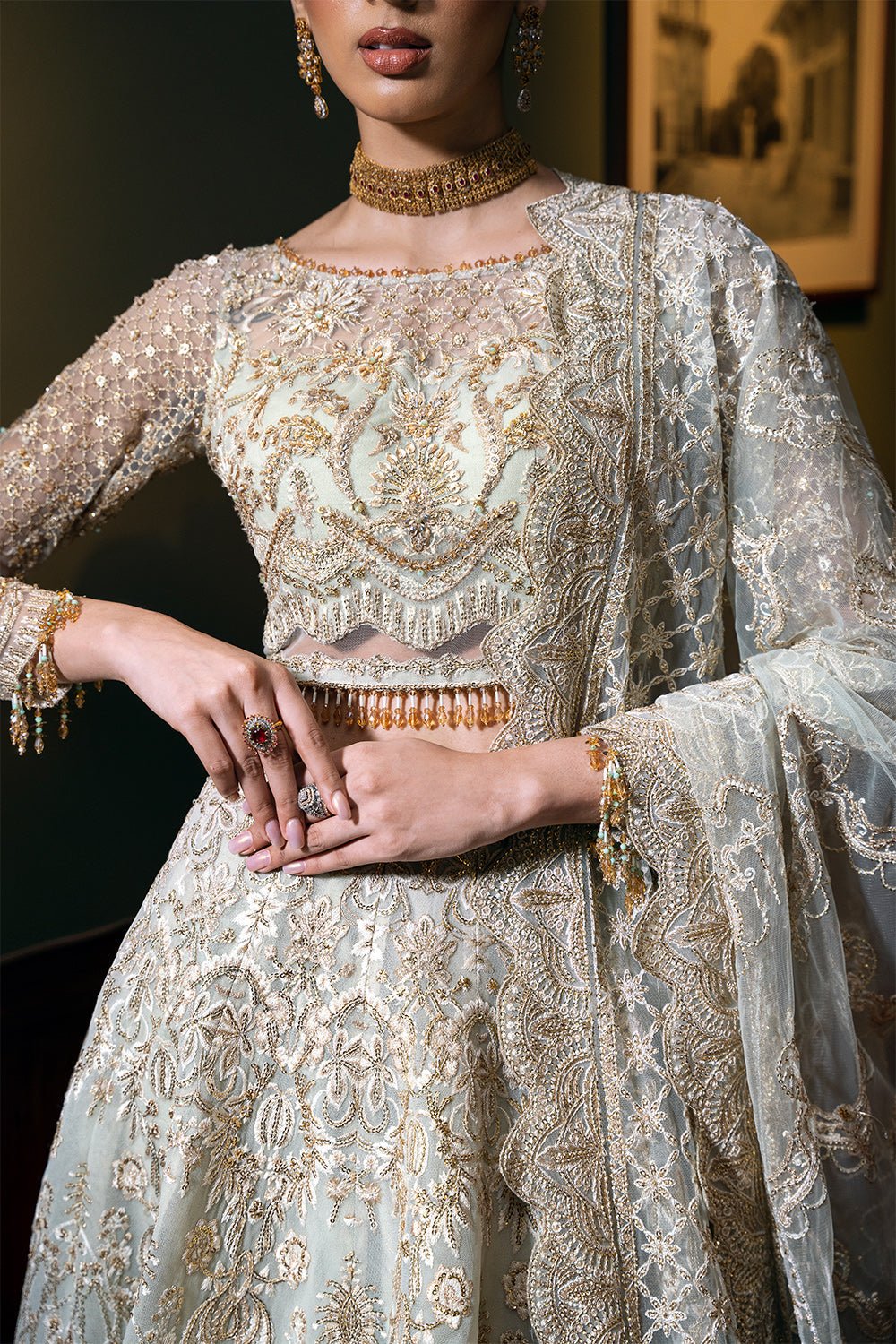 LUCENT-SRF-D-02 | Festive Unstitched '24 | Saira Rizwan Secondary image