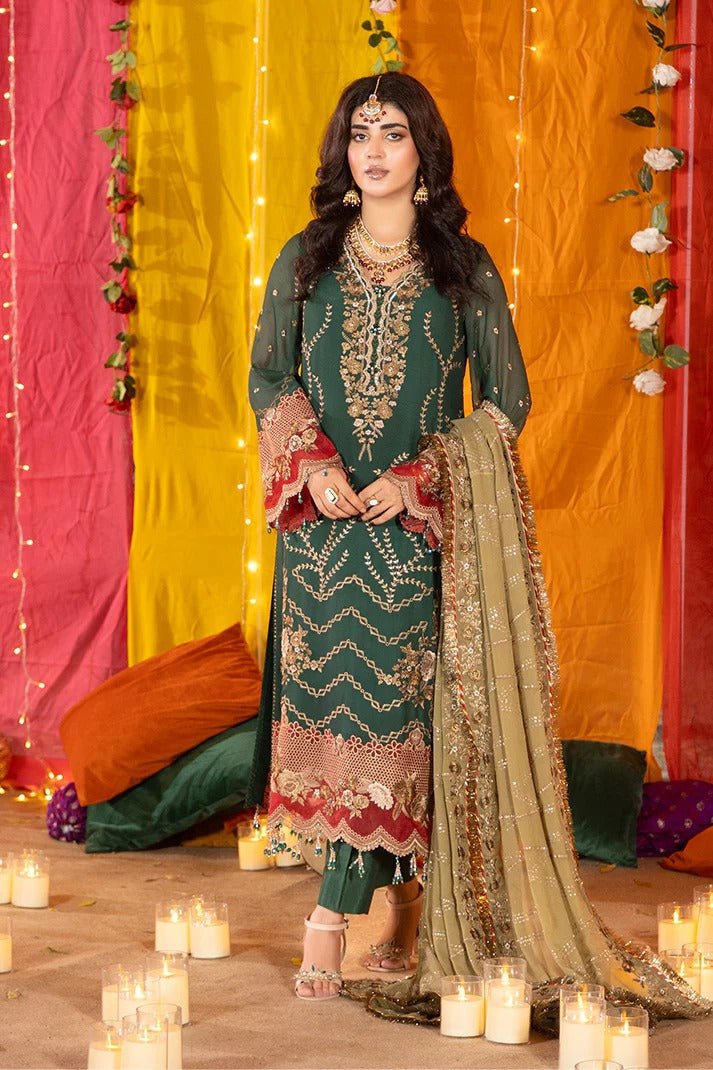 M-102 Zarva I SHAGUN Wedding Formals I Imrozia I Serene - Portia Fabrics