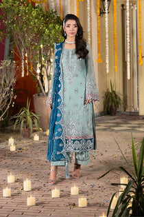 M-105 Izza I SHAGUN Wedding Formals I Imrozia I Serene - Portia Fabrics