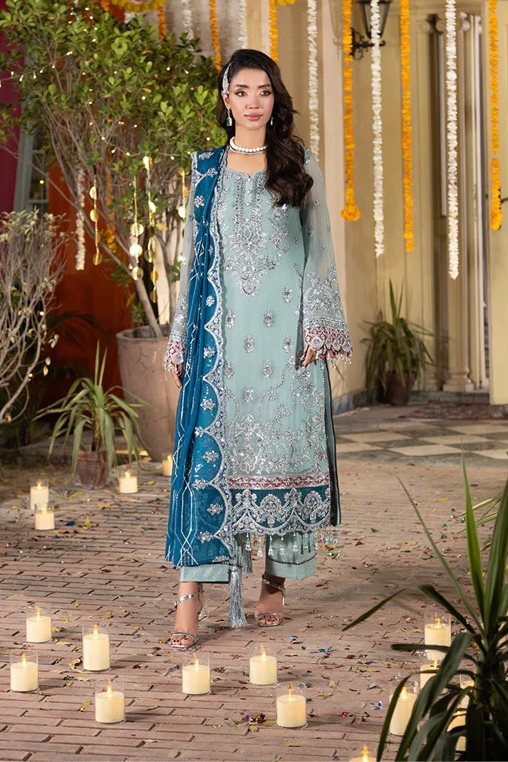 M-105 Izza I SHAGUN Wedding Formals I Imrozia I Serene - Portia Fabrics