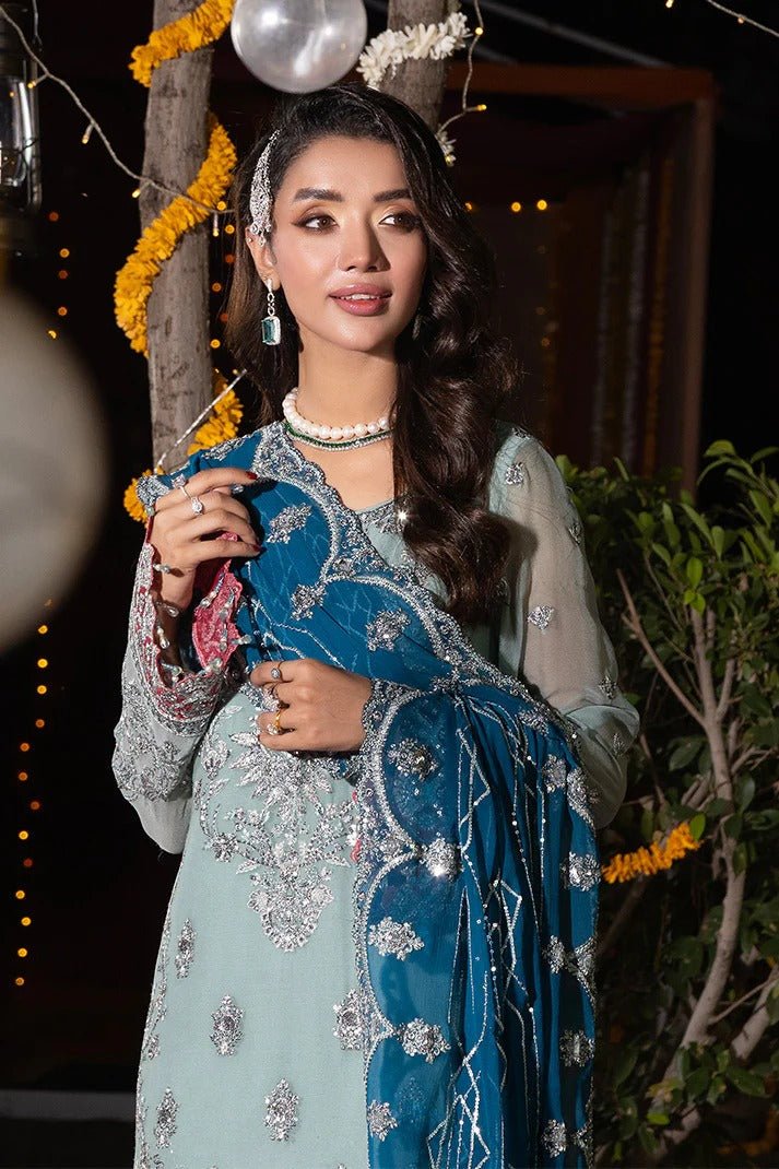 M-105 Izza I SHAGUN Wedding Formals I Imrozia I Serene - Portia Fabrics