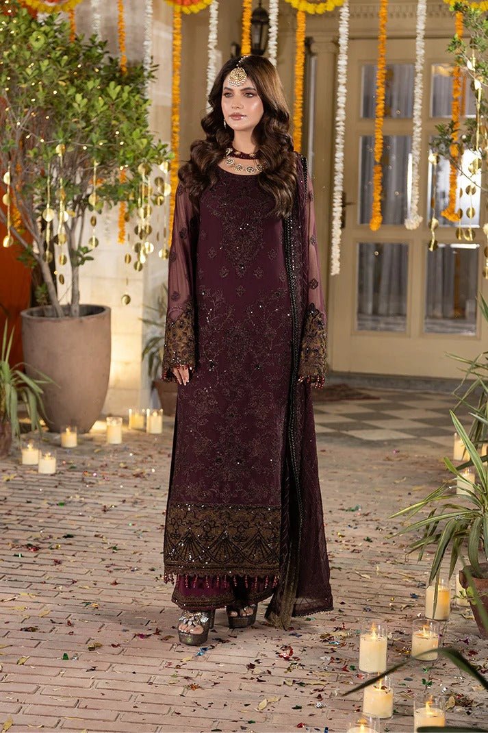 M-106 Mahveen I SHAGUN Wedding Formals I Imrozia I Serene - Portia Fabrics