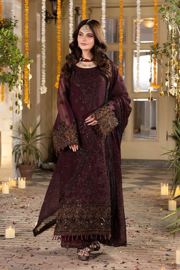 M-106 Mahveen I SHAGUN Wedding Formals I Imrozia I Serene - Portia Fabrics