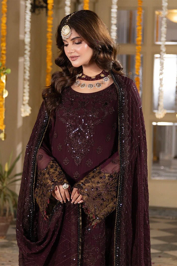 M-106 Mahveen I SHAGUN Wedding Formals I Imrozia I Serene - Portia Fabrics