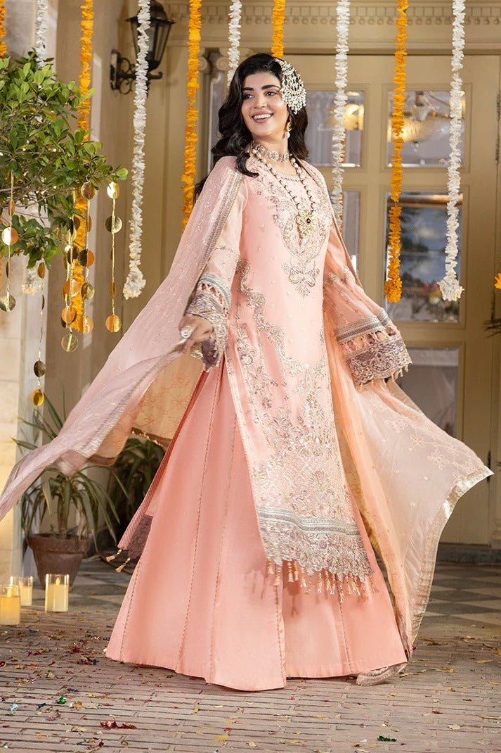 M-107 Sahira I SHAGUN Wedding Formals I Imrozia I Serene - Portia Fabrics