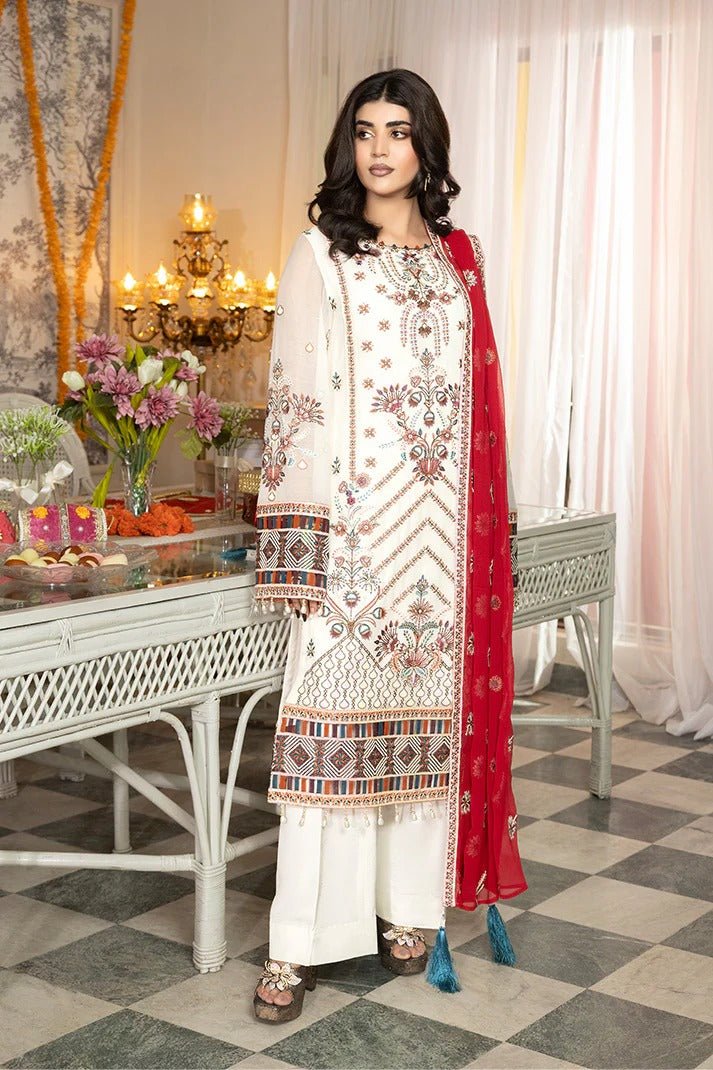 M-108 Zerine I SHAGUN Wedding Formals I Imrozia I Serene - Portia Fabrics