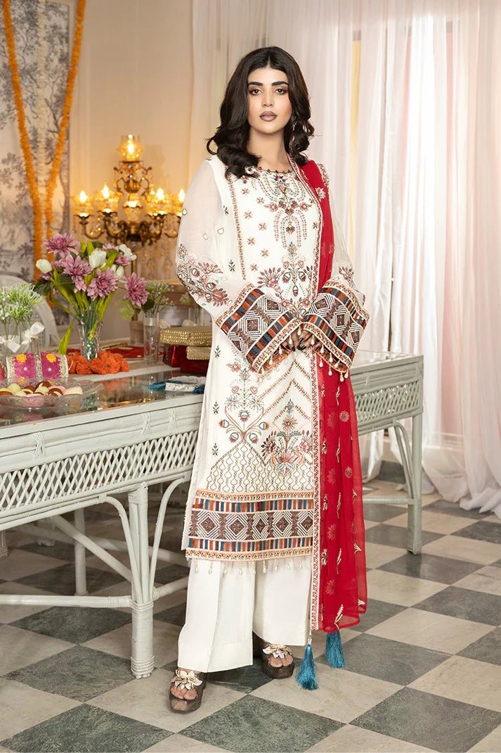 M-108 Zerine I SHAGUN Wedding Formals I Imrozia I Serene - Portia Fabrics