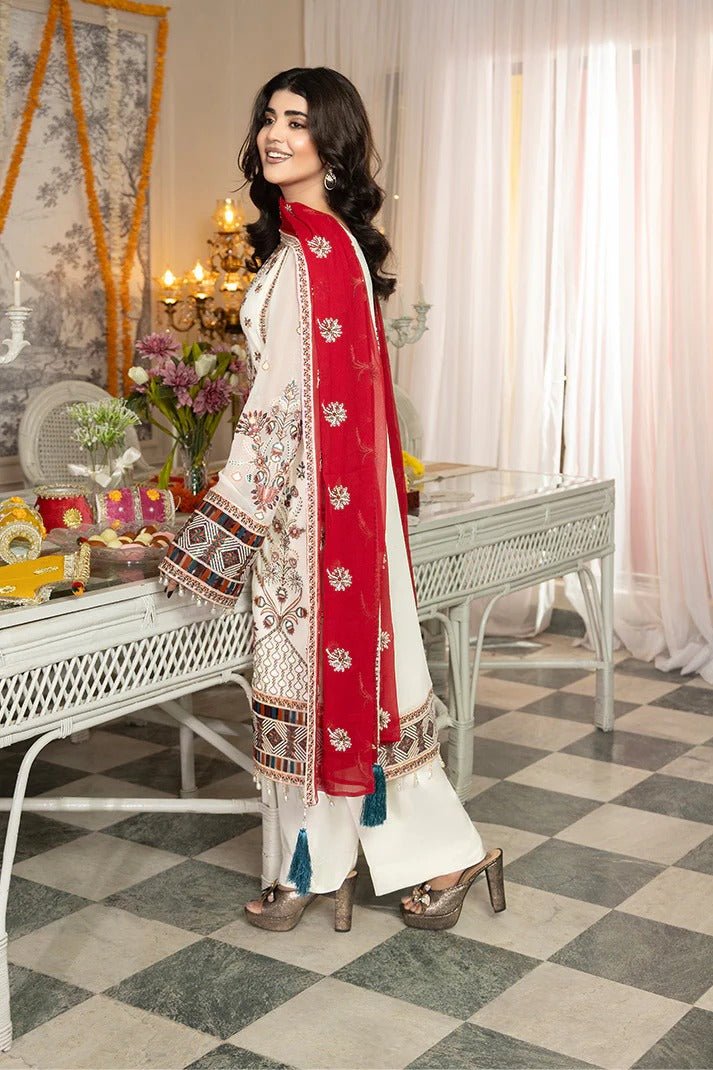 M-108 Zerine I SHAGUN Wedding Formals I Imrozia I Serene - Portia Fabrics