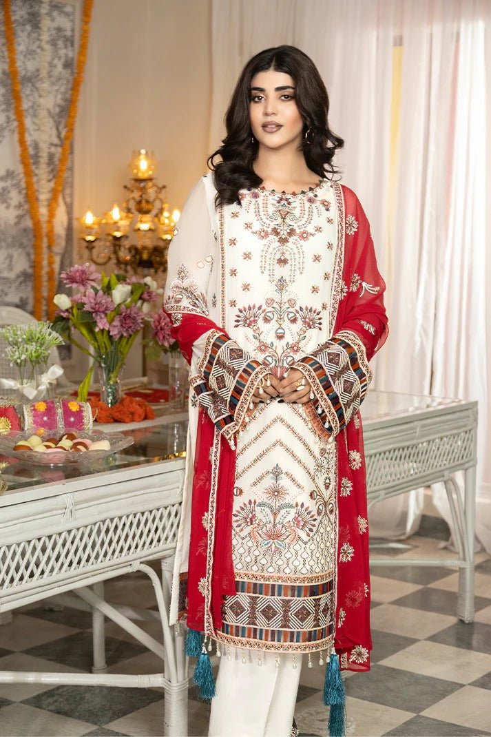 M-108 Zerine I SHAGUN Wedding Formals I Imrozia I Serene - Portia Fabrics