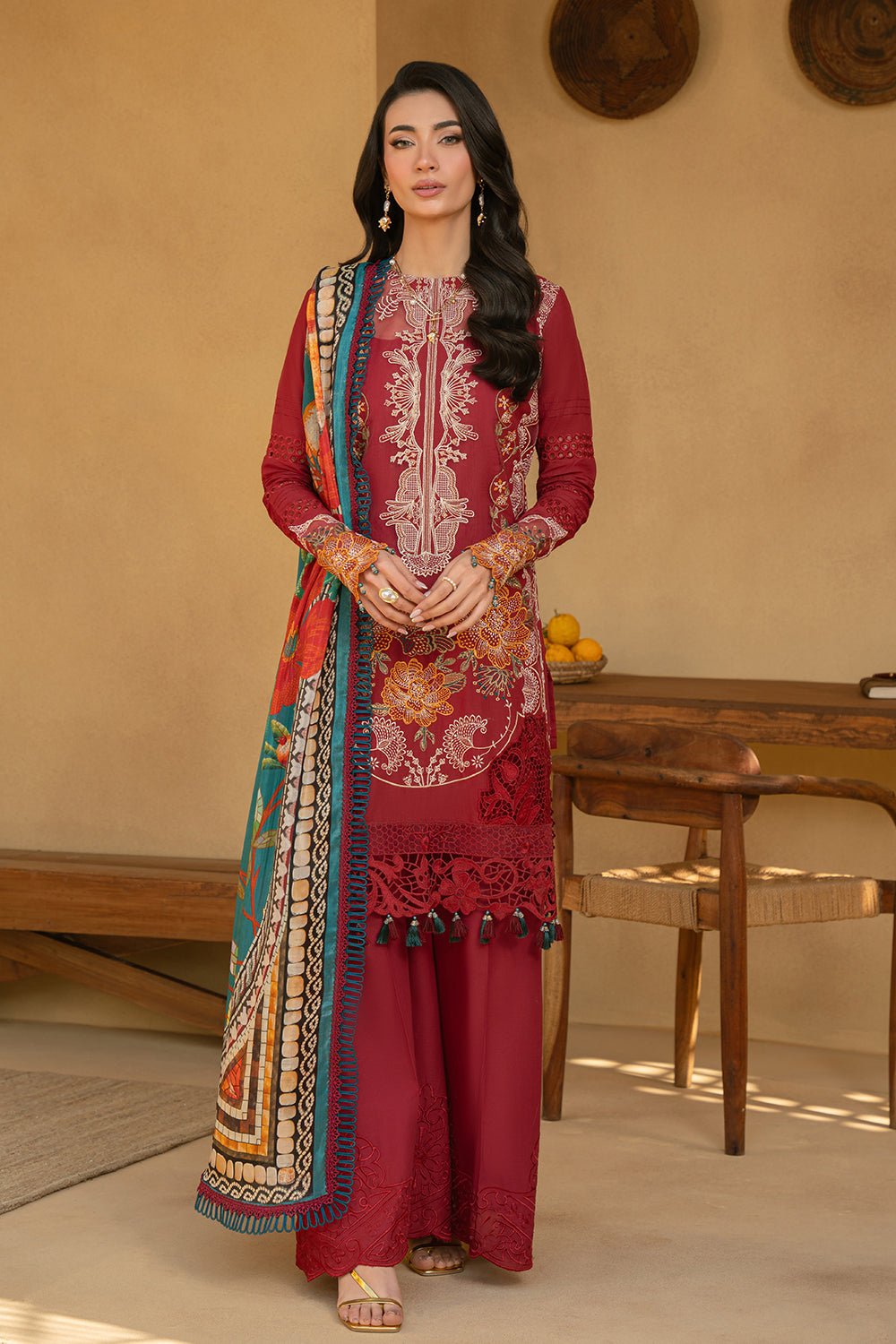 MANON-SRL25-02 I Luxury Lawn 25 I Saira Rizwan - Portia Fabrics Main image