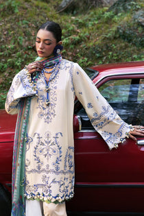 MAYA (ZL25-15 A) I Lawn '25 I Zaha by Khadija Shah - Portia Fabrics