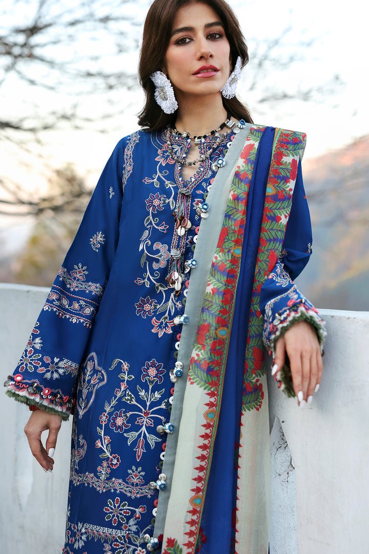 MAYA (ZL25-15 B) I Lawn '25 I Zaha by Khadija Shah - Portia Fabrics