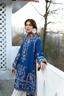 MAYA (ZL25-15 B) I Lawn '25 I Zaha by Khadija Shah - Portia Fabrics
