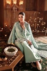 MEADOW MUSE-3PC EMBROIDERED LAWN SUIT | Cross Stitch Secondary image