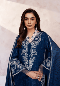 MIDNIGHT PAVILION I The Winter Edt- Luxe Pret '25 I Zarqash - Portia Fabrics