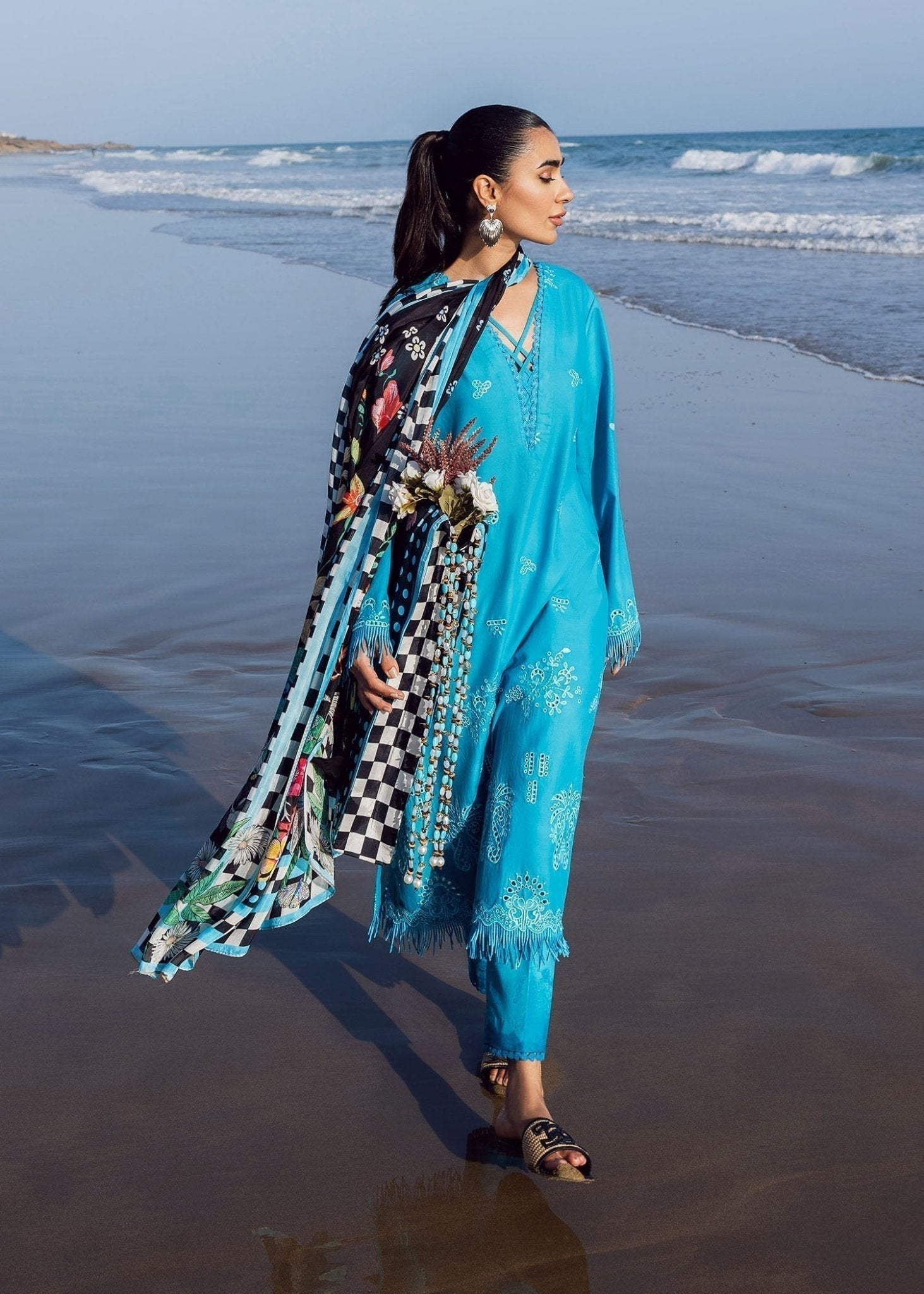 Mystic Sea I Lawn Vol 2 (Unstitched) I Sadaf Fawad Khan - Portia Fabrics
