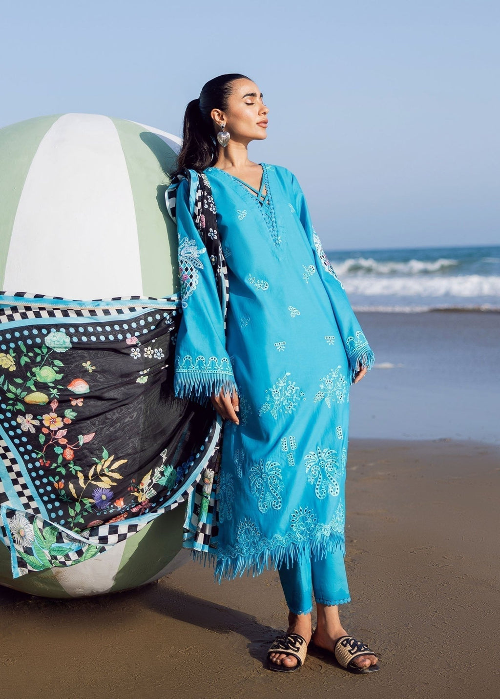 Mystic Sea I Lawn Vol 2 (Unstitched) I Sadaf Fawad Khan - Portia Fabrics
