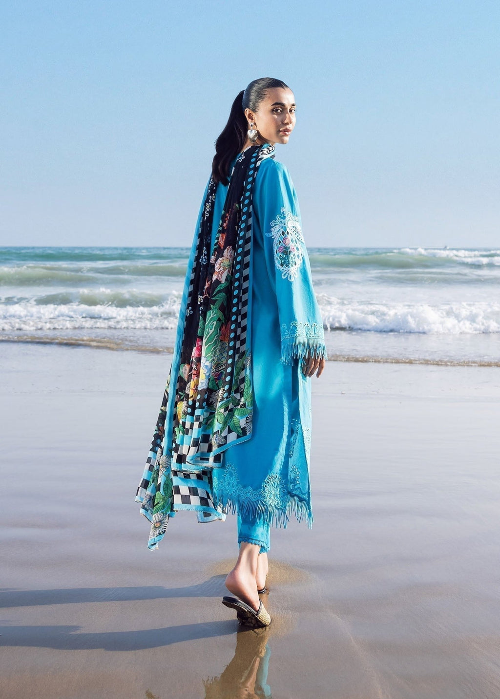 Mystic Sea I Lawn Vol 2 (Unstitched) I Sadaf Fawad Khan - Portia Fabrics