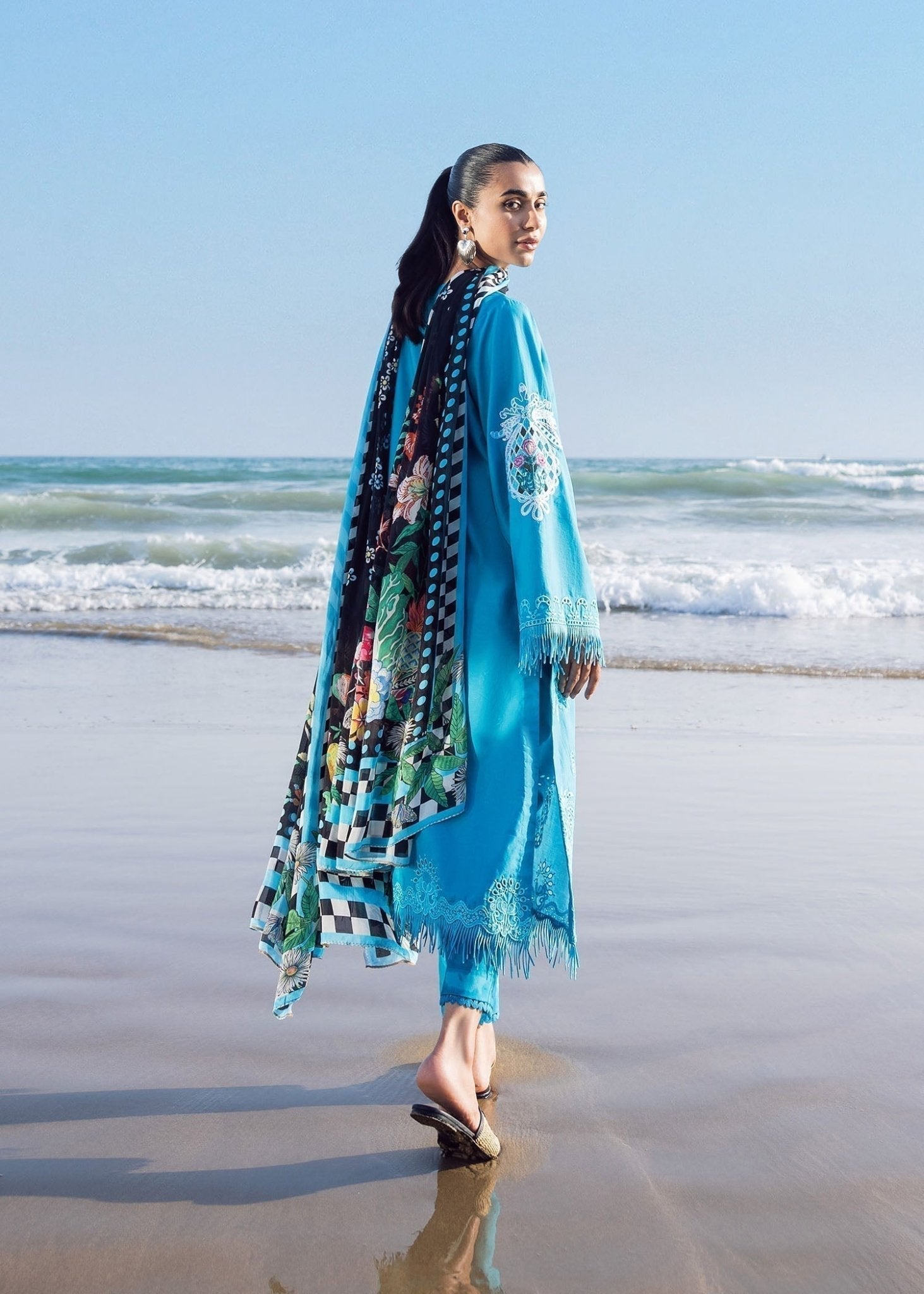 Mystic Sea I Lawn Vol 2 (Unstitched) I Sadaf Fawad Khan - Portia Fabrics