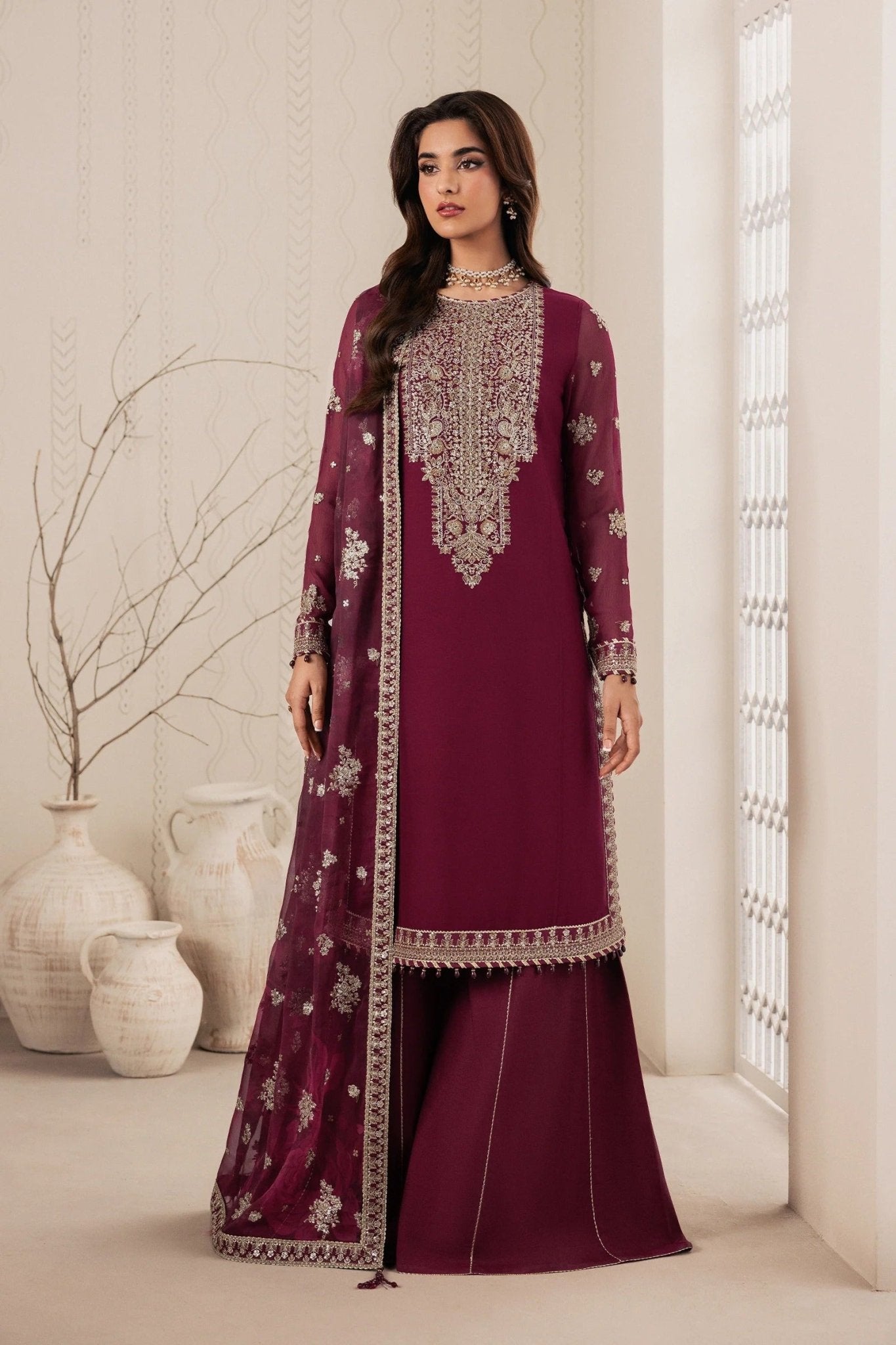 NIDAH | Bayaan Chiffon | Zarif - Portia Fabrics Main image