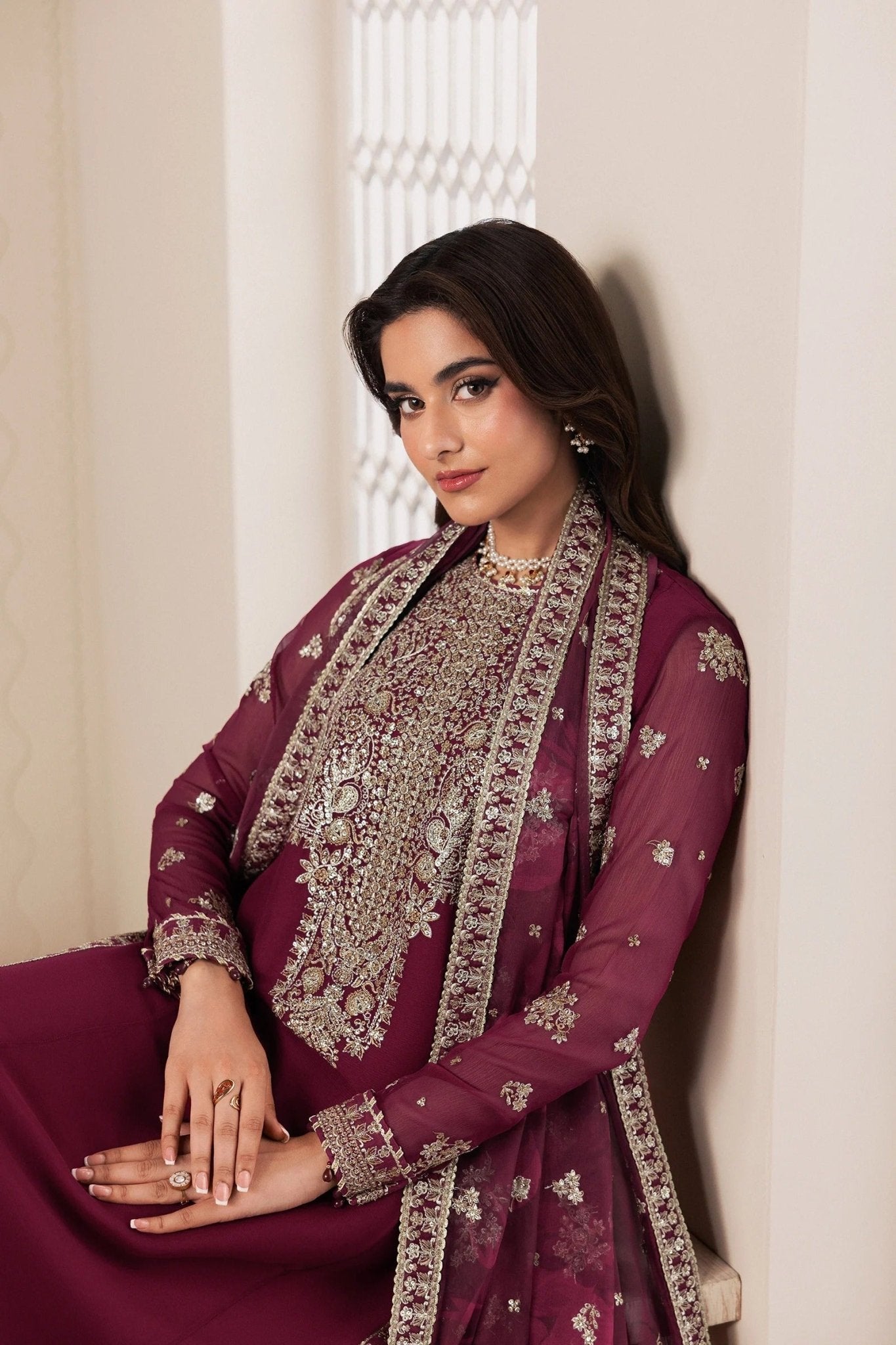 NIDAH | Bayaan Chiffon | Zarif - Portia Fabrics