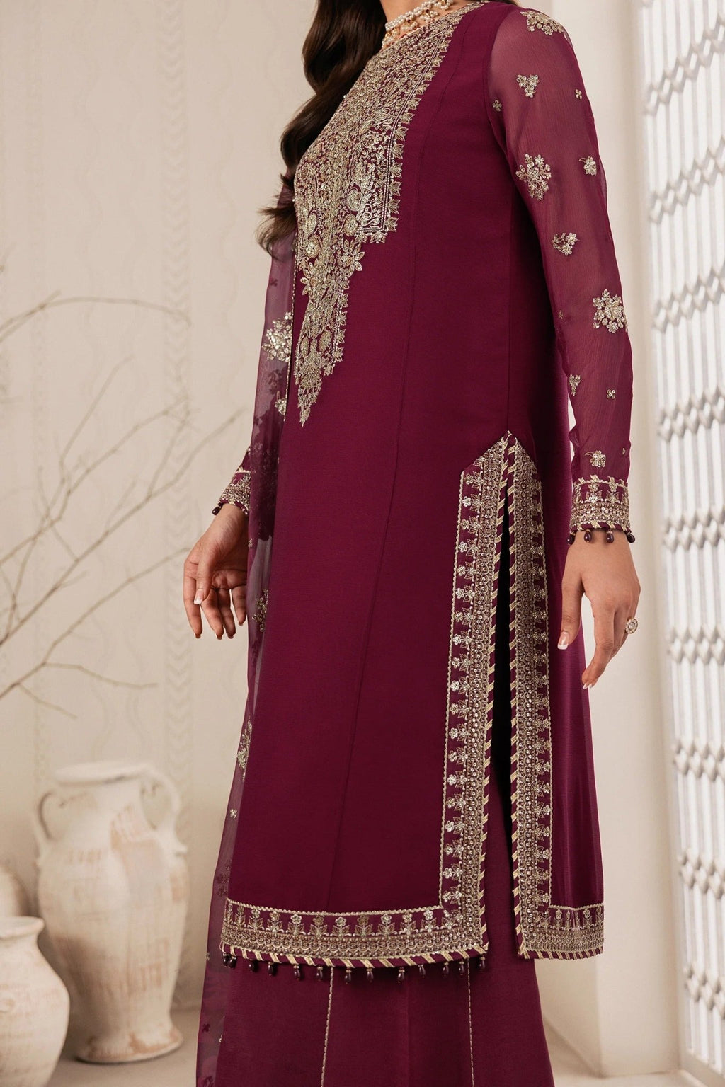 NIDAH | Bayaan Chiffon | Zarif - Portia Fabrics