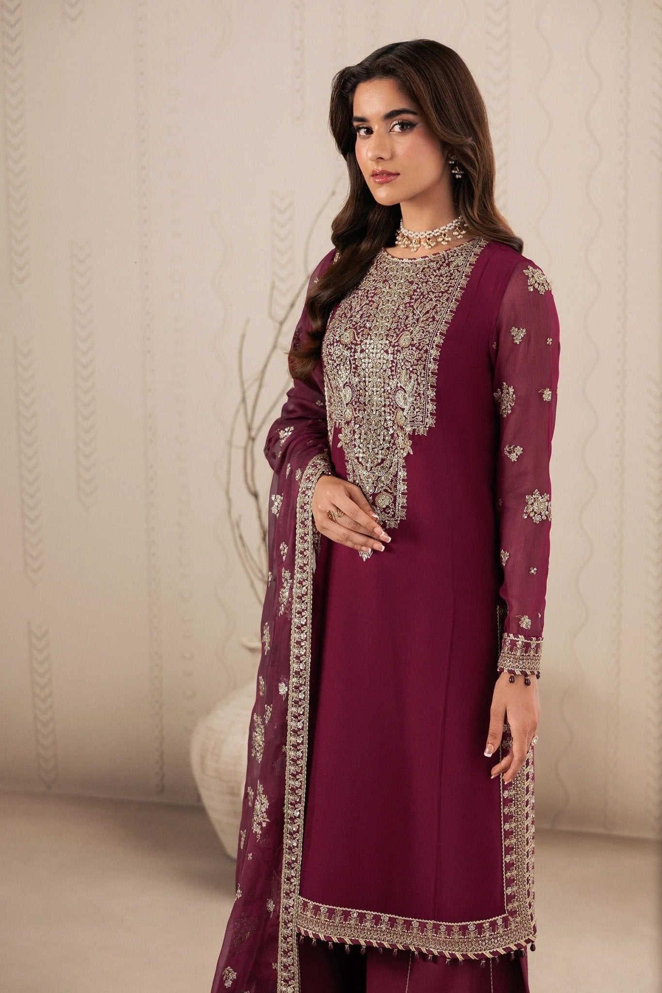 NIDAH | Bayaan Chiffon | Zarif - Portia Fabrics