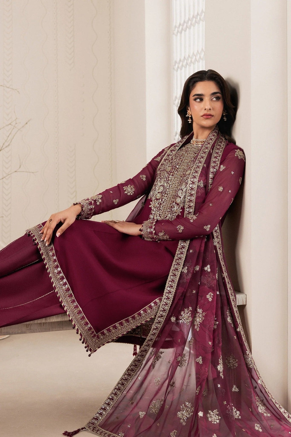 NIDAH | Bayaan Chiffon | Zarif - Portia Fabrics