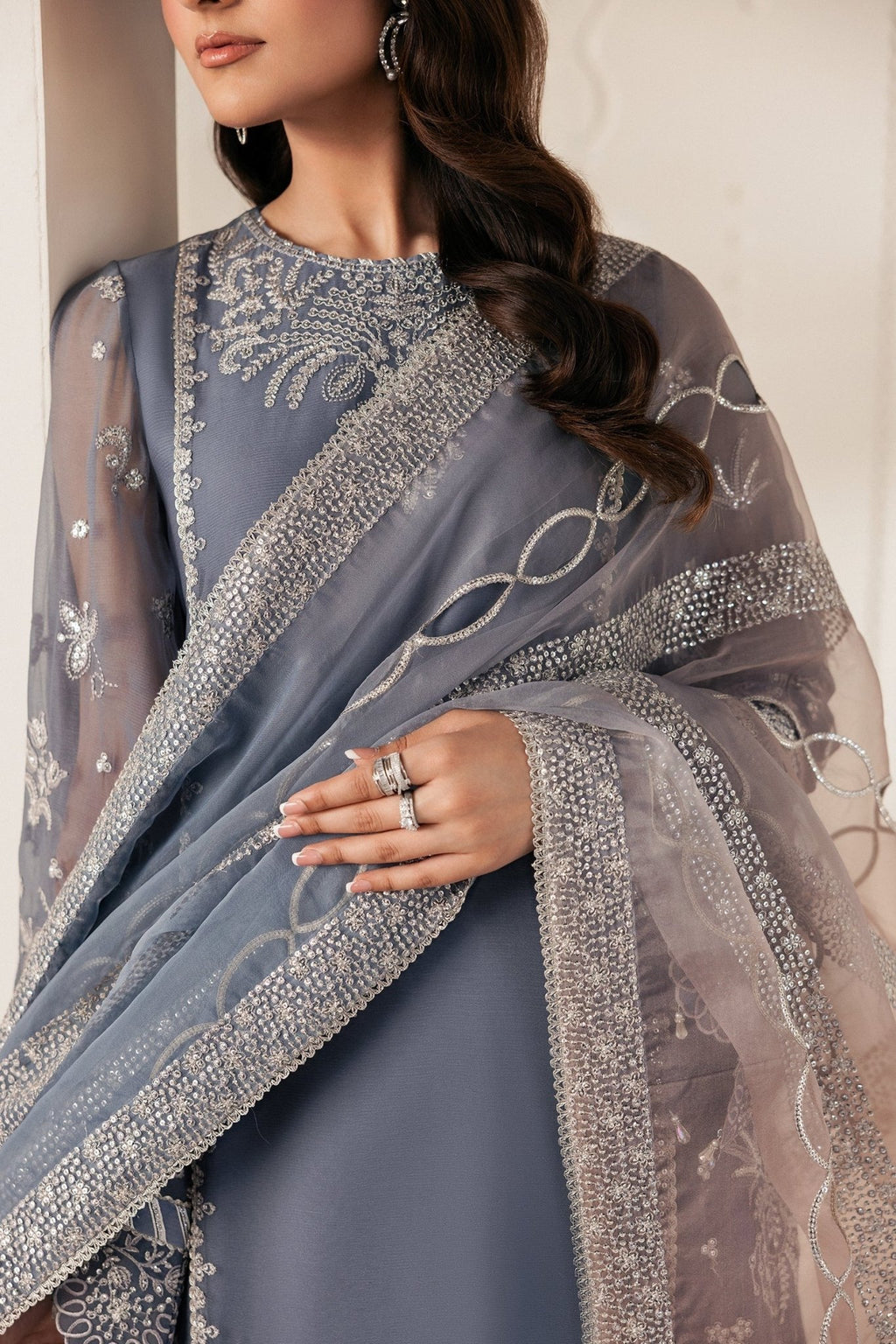 NILMAH | Bayaan Chiffon | Zarif - Portia Fabrics