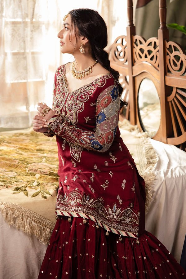 NL-76 SHEHRBANO | ALFAAZ Festive Unstitched Collection | Nureh - Portia Fabrics