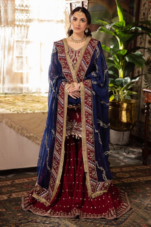 NL-76 SHEHRBANO | ALFAAZ Festive Unstitched Collection | Nureh - Portia Fabrics