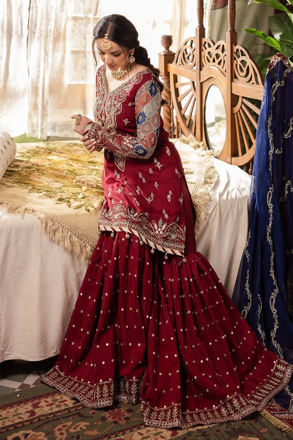 NL-76 SHEHRBANO | ALFAAZ Festive Unstitched Collection | Nureh - Portia Fabrics