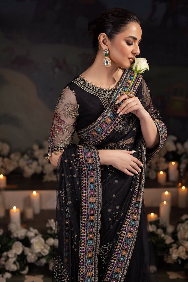 NL-78 RUHI | ALFAAZ Festive Unstitched Collection | Nureh - Portia Fabrics